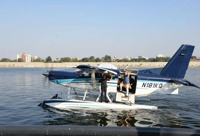 With India's first seaplane ride, PM Modi sets vision for 106 waterways With India's first seaplane ride, PM Modi sets vision for 106 waterways