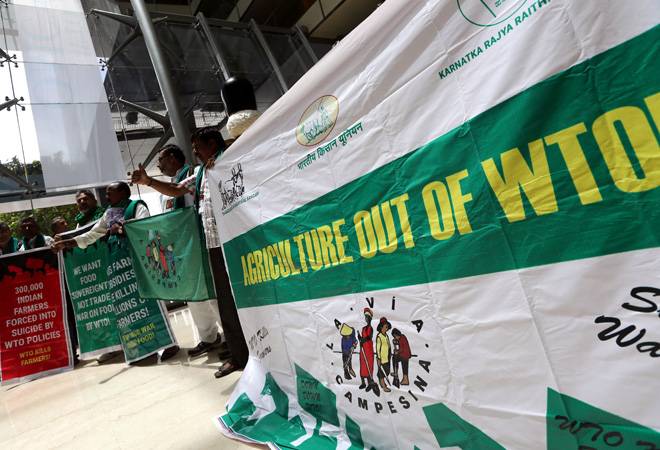 India blames US of obstructing permanent solution to food security at WTO MC11