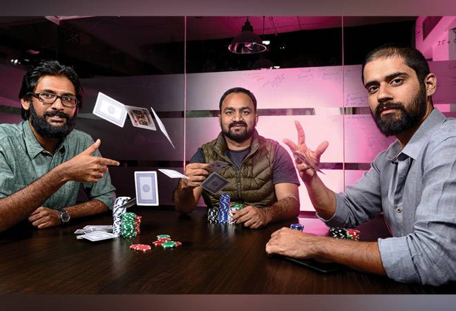 (From left) Instamojo founders Aditya Sengupta, Sampad Swain and Akash Gehani (Photo: Nilotpal Baruah) (From left) Instamojo founders Aditya Sengupta, Sampad Swain and Akash Gehani (Photo: Nilotpal Baruah)