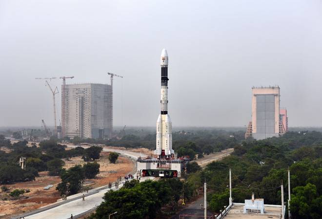 GSLV Mk-II, which carried the GSAT-6A, ahead of launch at Sriharikota. GSLV Mk-II, which carried the GSAT-6A, ahead of launch at Sriharikota.