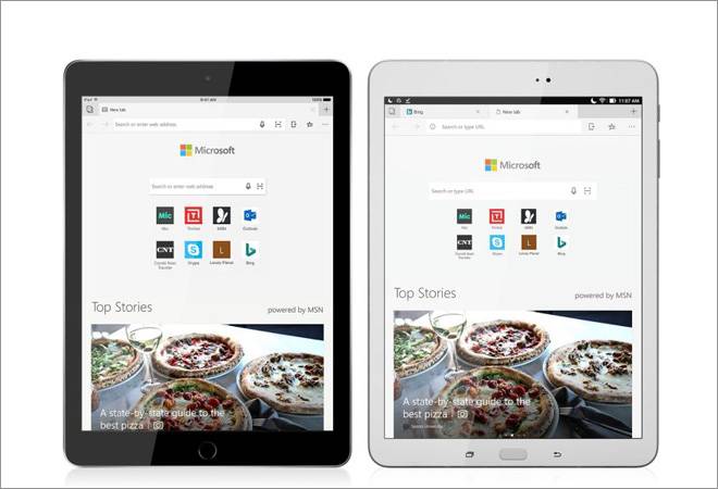 Microsoft's Edge browser released for iPad and Android tablets