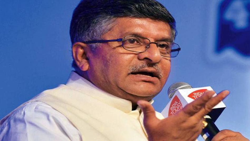 Union Law Minister Ravi Shankar Prasad Union Law Minister Ravi Shankar Prasad