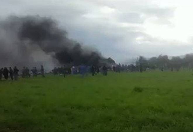 Algerian military plane crashes near capital, more than 100 feared dead