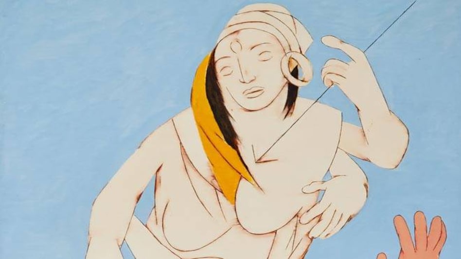 Tyeb Mehta, Durga Mahisasura Mardini, 1993 © Sotheby's Tyeb Mehta, Durga Mahisasura Mardini, 1993 © Sotheby's