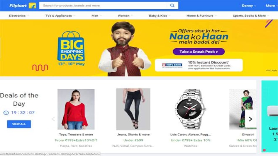 Flipkart's Big Shopping Days sale to begin on Sunday; discounts up to Rs 15,000 on smartphones Flipkart's Big Shopping Days sale to begin on Sunday; discounts up to Rs 15,000 on smartphones