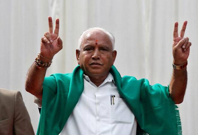 Karnataka Chief Minister BS Yeddyurappa. Photo: Reuters Karnataka Chief Minister BS Yeddyurappa. Photo: Reuters