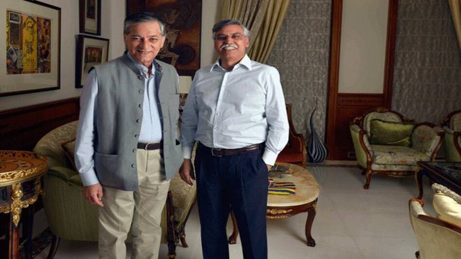 Anand Burman (L) and Sunil Kant Munjal (R). Photo: Shekhar Ghosh Anand Burman (L) and Sunil Kant Munjal (R). Photo: Shekhar Ghosh