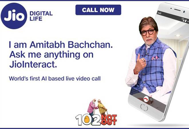 Reliance Jio launches JioInteract where Amitabh Bacchan talks to you on a video call