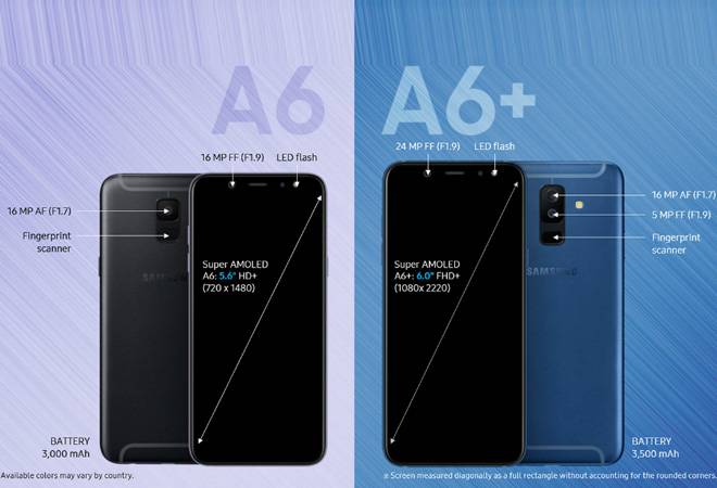 Samsung launches Galaxy A6, Galaxy A6+ with Infinity Displays Samsung launches Galaxy A6, Galaxy A6+ with Infinity Displays