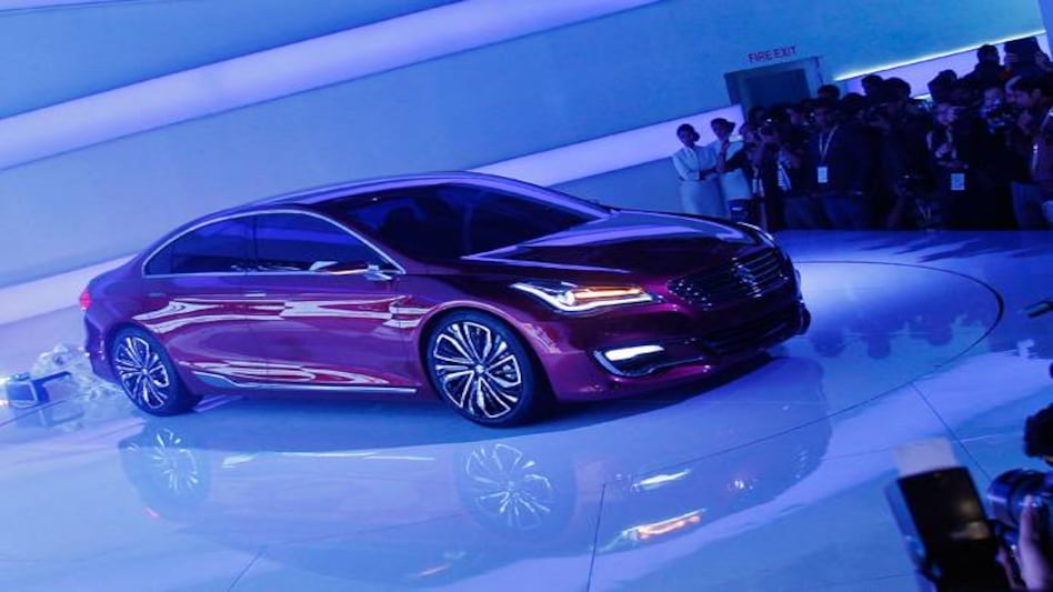 Ciaz concept display during Auto Expo 2014 Ciaz concept display during Auto Expo 2014