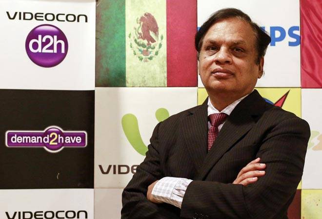 Venugopal Dhoot, chairman of Videocon Industries Venugopal Dhoot, chairman of Videocon Industries