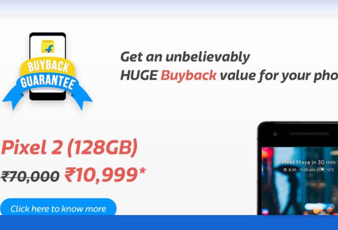 Pixel 2 128GB selling at effective price of Rs 10,999 under Flipkart's Buyback Guarantee