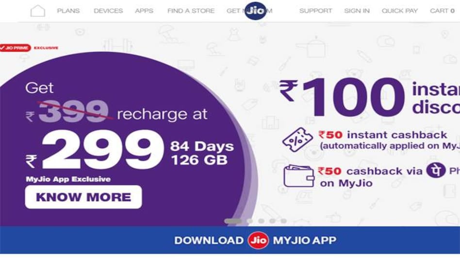 Reliance Jio Holiday Offer: Rs 399 Plan available at Rs 299, but there's a catch Reliance Jio Holiday Offer: Rs 399 Plan available at Rs 299, but there's a catch