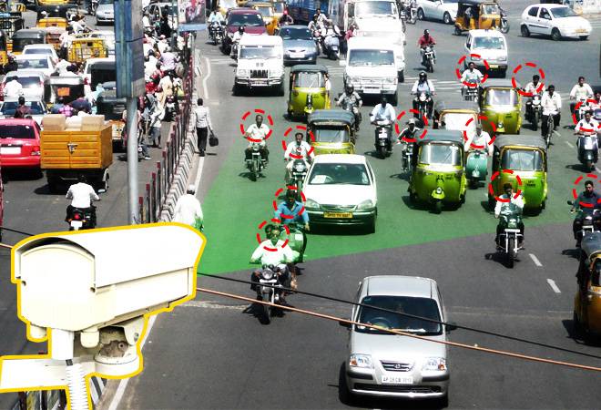 Don't take off your helmet! It may not need a policeman to catch you