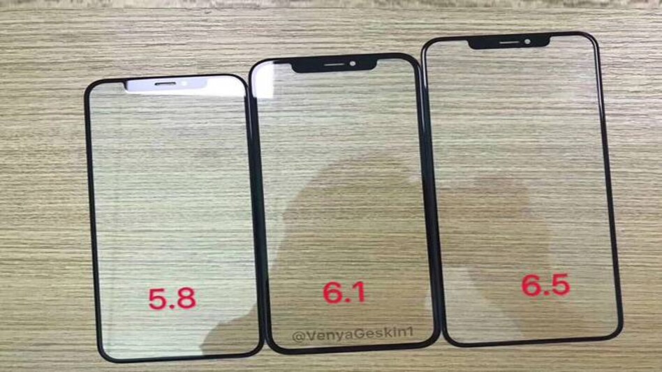 Apple's three new iPhone display panels leaked in live images Apple's three new iPhone display panels leaked in live images