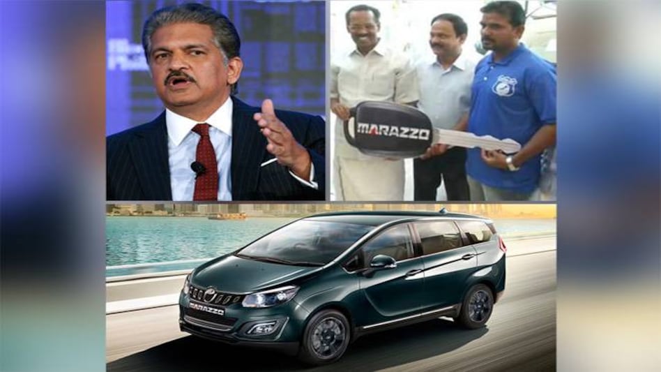 Anand Mahindra gifts Marazzo to fisherman who helped during Kerala floods Anand Mahindra gifts Marazzo to fisherman who helped during Kerala floods