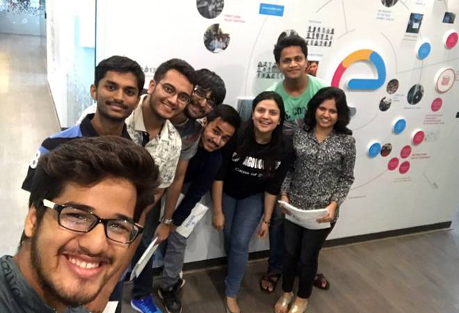 Embibe CEO and founder Aditi Avasthi (third from right) along with her teammates. Photo: Lightbox. Embibe CEO and founder Aditi Avasthi (third from right) along with her teammates. Photo: Lightbox.