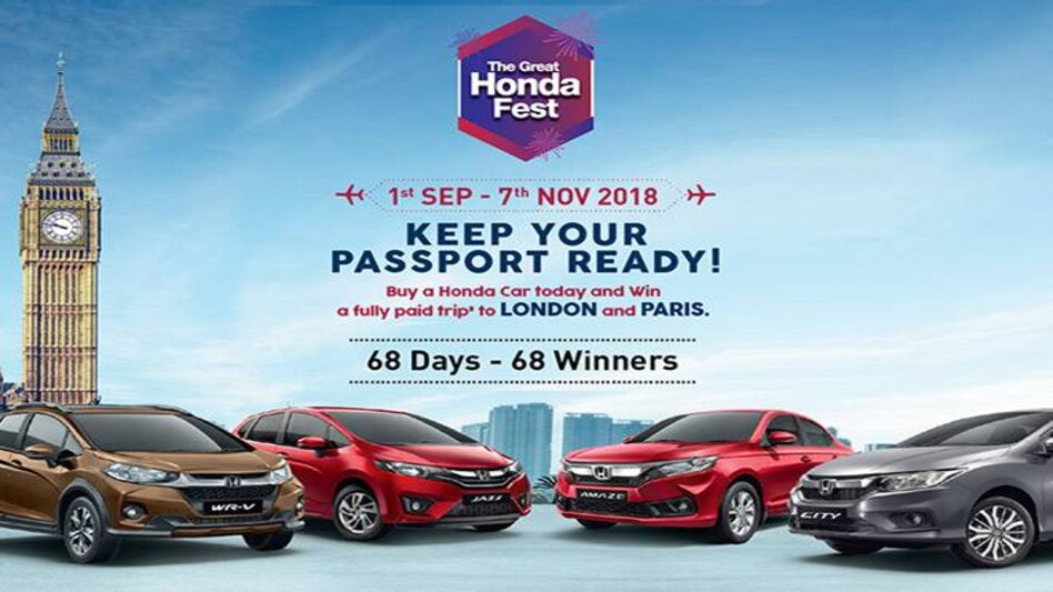 Honda cars inaugurate festive season sales with benefits of up to Rs 1,50,000 Honda cars inaugurate festive season sales with benefits of up to Rs 1,50,000