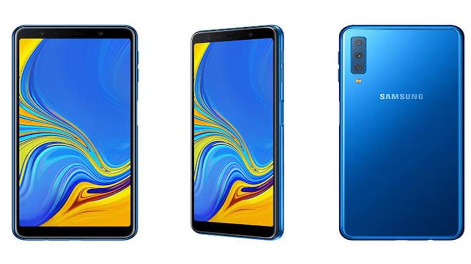 Samsung Galaxy A7 with triple camera to go on first sale tomorrow: Price, features, launch offers Samsung Galaxy A7 with triple camera to go on first sale tomorrow: Price, features, launch offers