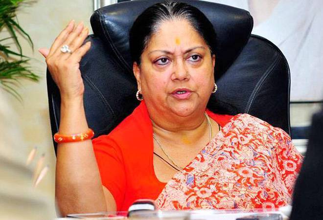Rajasthan CM Vasundhara Raje announces a 4% reduction in VAT on petrol, diesel