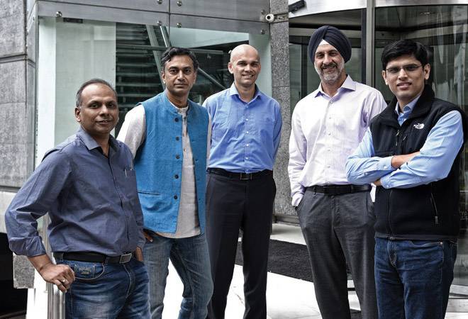 Jury members: The task of finding the coolest startups fell on (from left) Manish Singhal, Murali Talasila, Dev Khare, Kanwaljit Singh and Abhinav Chaturvedi. (Photograph by Lantern Camera) Jury members: The task of finding the coolest startups fell on (from left) Manish Singhal, Murali Talasila, Dev Khare, Kanwaljit Singh and Abhinav Chaturvedi. (Photograph by Lantern Camera)