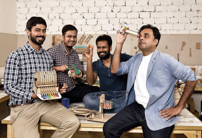 (From left) Apoorv Gupta, Ashwini Kumar, Rajat Jain and Tushar Amin (Photograph by Shekhar Ghosh) (From left) Apoorv Gupta, Ashwini Kumar, Rajat Jain and Tushar Amin (Photograph by Shekhar Ghosh)