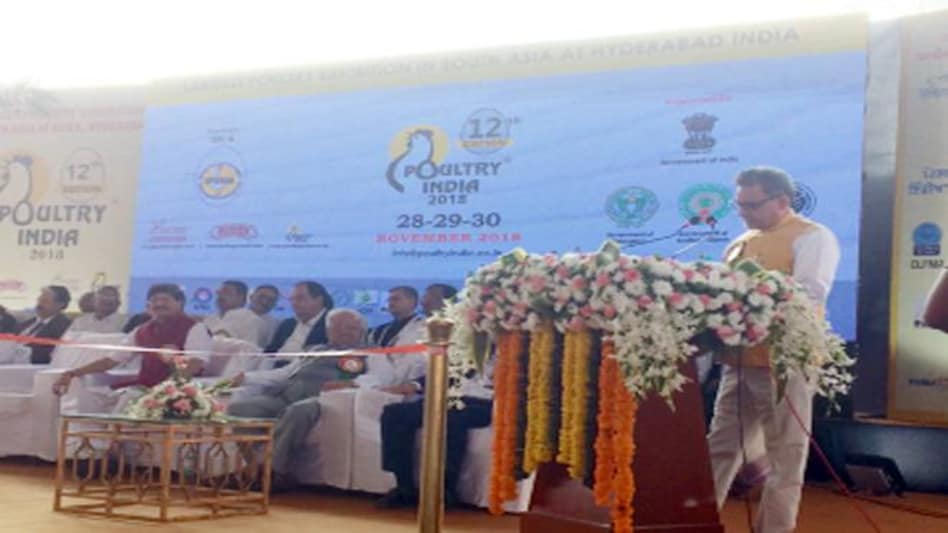 The three-day Poultry India Expo 2018 started in Hyderabad on Wednesday. The three-day Poultry India Expo 2018 started in Hyderabad on Wednesday.