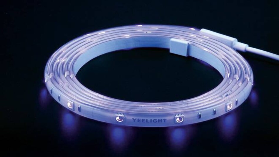 Colour-changing smart strip can be controlled using an app or a smart speaker Colour-changing smart strip can be controlled using an app or a smart speaker