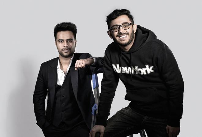 CarryMinati creator Ajey Nagar and business head Anirudh Nagpal. /Photograph by Shekhar Ghosh CarryMinati creator Ajey Nagar and business head Anirudh Nagpal. /Photograph by Shekhar Ghosh