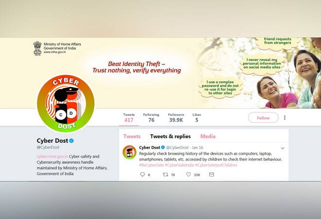 Cyber Dost: This Twitter handle by Home Ministry tells you how to keep your online personal, financial data safe