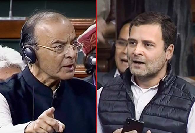 Rahul Gandhi questions govt on Rafale deal, Arun Jaitley responds strongly Rahul Gandhi questions govt on Rafale deal, Arun Jaitley responds strongly
