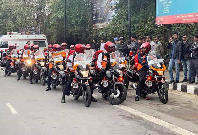 Delhi gets its first fleet of bike ambulances for quick emergency response