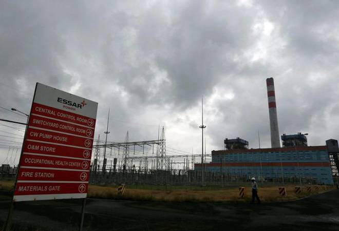 A coal-fired power plant of Essar Powe A coal-fired power plant of Essar Powe