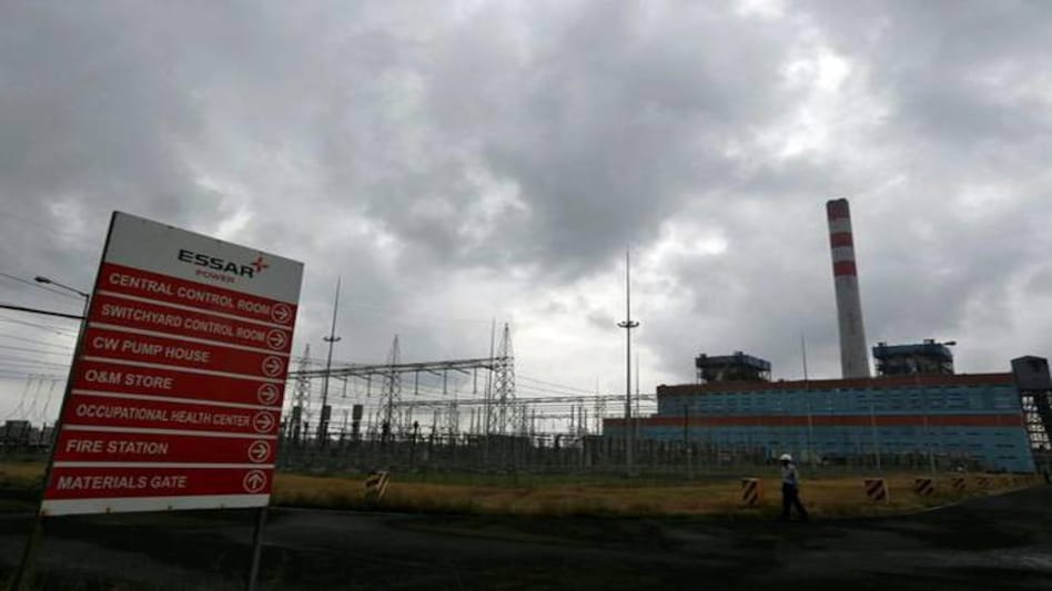 A coal-fired power plant of Essar Powe A coal-fired power plant of Essar Powe