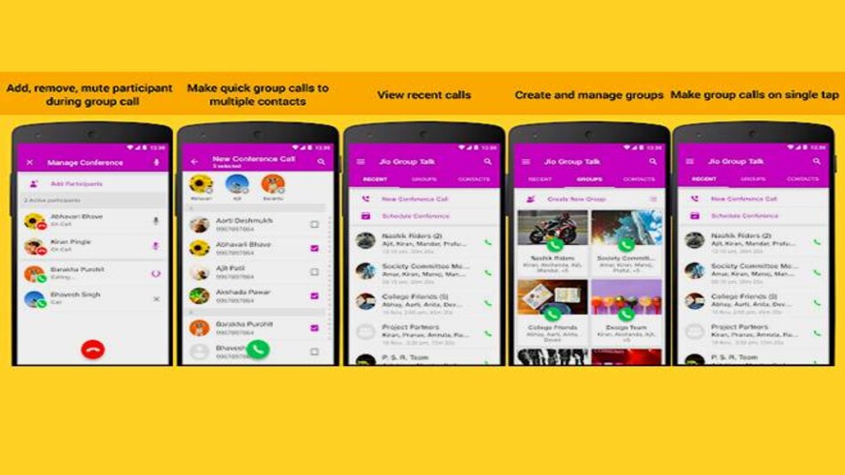 Reliance Jio launches JioGroupTalk conference calling app Reliance Jio launches JioGroupTalk conference calling app