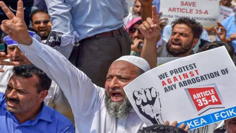 The speculations are rife that the article 35A in J&K might be revoked by the government as it may bring an ordinance to abrogate it. Supreme Court is hearing petitions on it. The speculations are rife that the article 35A in J&K might be revoked by the government as it may bring an ordinance to abrogate it. Supreme Court is hearing petitions on it.
