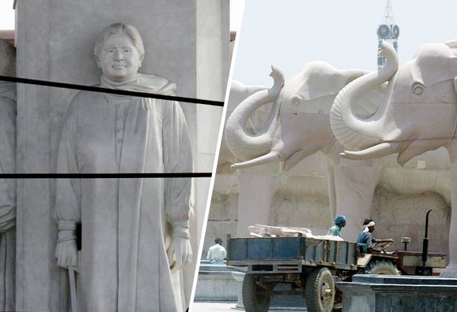 Supreme Court wants Mayawati to return public money used to build statues of her, elephants Supreme Court wants Mayawati to return public money used to build statues of her, elephants