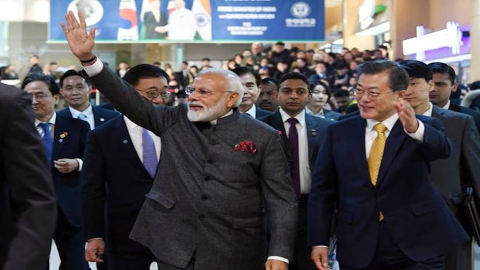 PM Modi in South Korea PM Modi in South Korea
