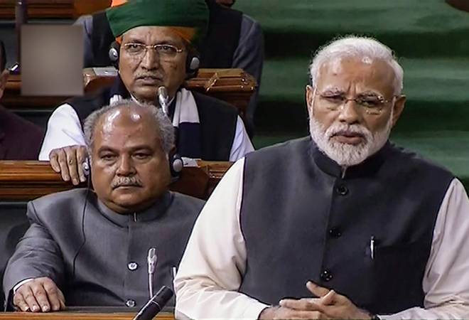 Congress-mukt Bharat is merely fulfilling Mahatma Gandhi's dream, says PM Modi in Parliament