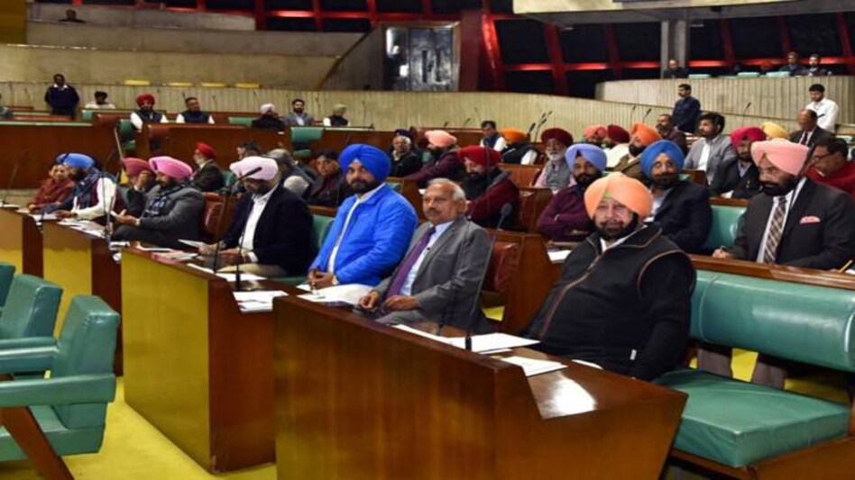 Chief Minister Captain Amarinder Singh during Punjab budget session Chief Minister Captain Amarinder Singh during Punjab budget session
