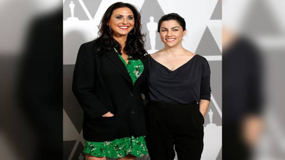Melissa Berton and Rayka Zehtabchi from India-based Netflix film 'Period. End Of Sentence' Melissa Berton and Rayka Zehtabchi from India-based Netflix film 'Period. End Of Sentence'