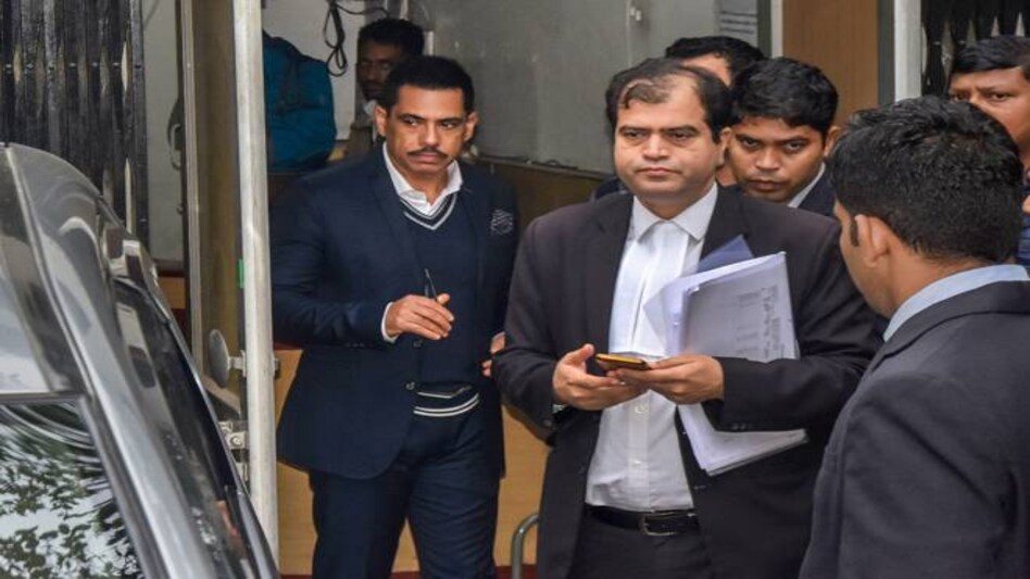 Robert Vadra appears before ED for third time in money laundering case probe Robert Vadra appears before ED for third time in money laundering case probe
