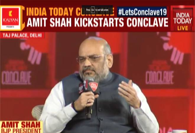 India Today Conclave 2019: Modi govt best in dealing with terrorism since Independence, says Amit Shah India Today Conclave 2019: Modi govt best in dealing with terrorism since Independence, says Amit Shah
