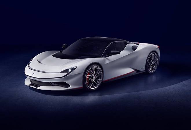 Automobili Pininfarina, a part of the Mahindra Group, on Tuesday launched its luxury electric car Battista which is touted to be faster than a current Formula 1 race car in its 0-100 km/h sub-two second sprint. Automobili Pininfarina, a part of the Mahindra Group, on Tuesday launched its luxury electric car Battista which is touted to be faster than a current Formula 1 race car in its 0-100 km/h sub-two second sprint.