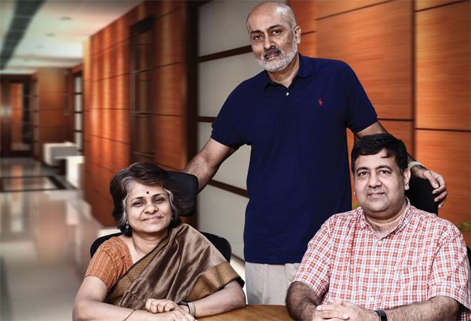 Co-founders (clockwise) Ranjit Punja, CEO; R Sudarshan, COO; and Gowri Mukherjee, CMO (Photograph by R Varun Prasad) Co-founders (clockwise) Ranjit Punja, CEO; R Sudarshan, COO; and Gowri Mukherjee, CMO (Photograph by R Varun Prasad)