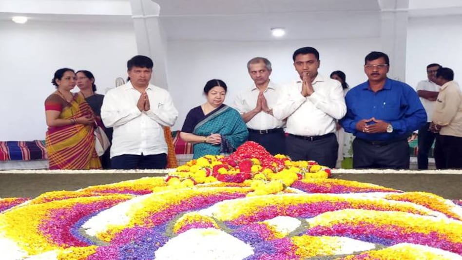 Speaker Pramod Sawant may swear-in as the new Chief Minister of Goa. Image Source: Twitter Speaker Pramod Sawant may swear-in as the new Chief Minister of Goa. Image Source: Twitter