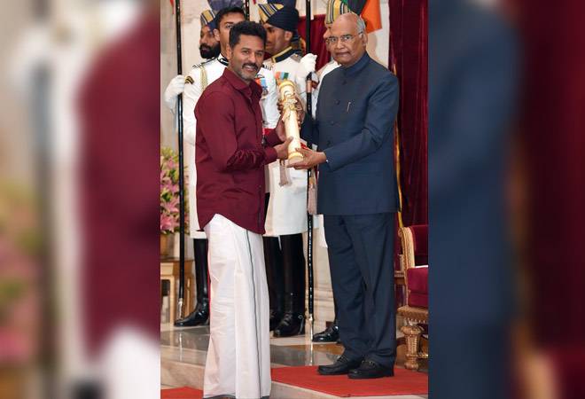 Padma Awards 2019: Prabhu Deva accepts award from President Kovind Padma Awards 2019: Prabhu Deva accepts award from President Kovind