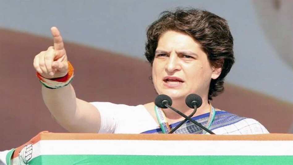 Congress Secretary General in-charge of western Uttar Pradesh Priyanka Gandhi Vadra took on the NDA government from PM Modi's home turf Gujarat Tuesday in her first election speech since joining active politics earlier this year. Congress Secretary General in-charge of western Uttar Pradesh Priyanka Gandhi Vadra took on the NDA government from PM Modi's home turf Gujarat Tuesday in her first election speech since joining active politics earlier this year.