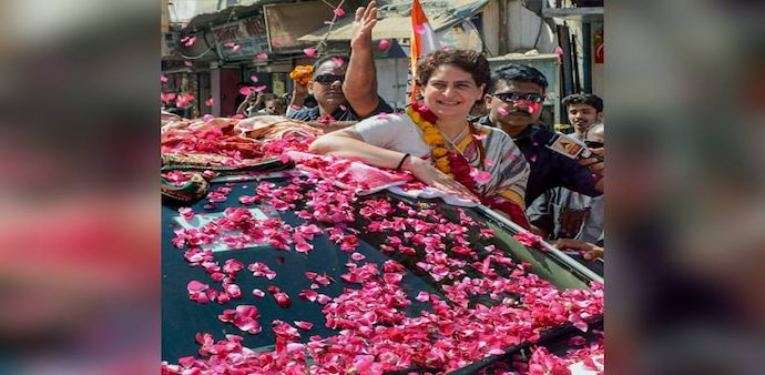 Priyanka Gandhi lauds NYAY scheme/PTI Priyanka Gandhi lauds NYAY scheme/PTI