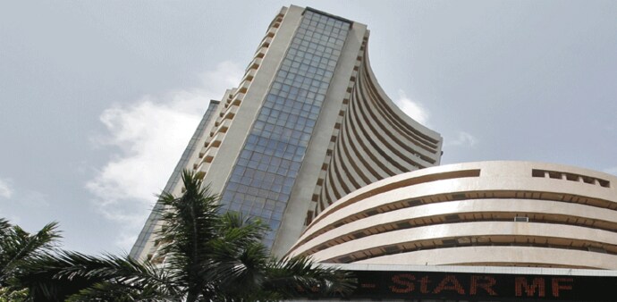 Sensex closes 424 points higher, Nifty settles at 11,483. Sensex closes 424 points higher, Nifty settles at 11,483.